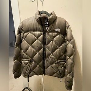 NWOT Vintage 90’s The North Face 600 goose down Puffy Jacket w/drawstring waist